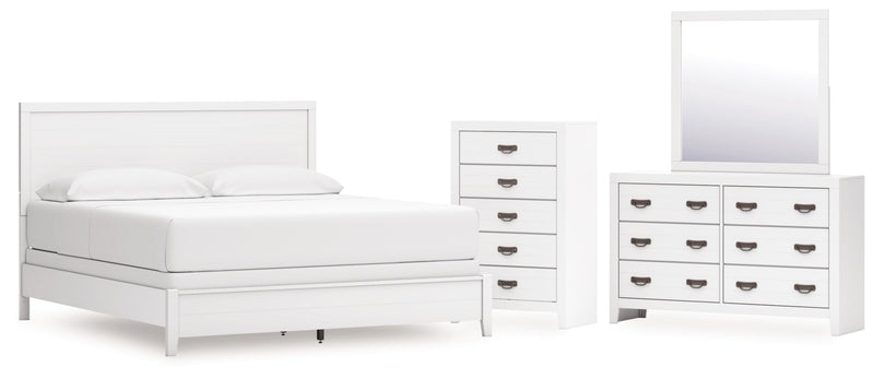 Binterglen Panel Bed, Dresser, Mirror, Chest & Nightstand, Bedroom Set