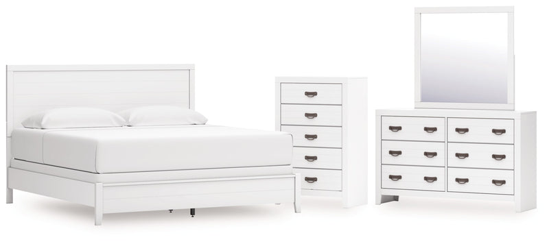 Binterglen Panel Bed, Dresser, Mirror, Chest & Nightstand, Bedroom Set