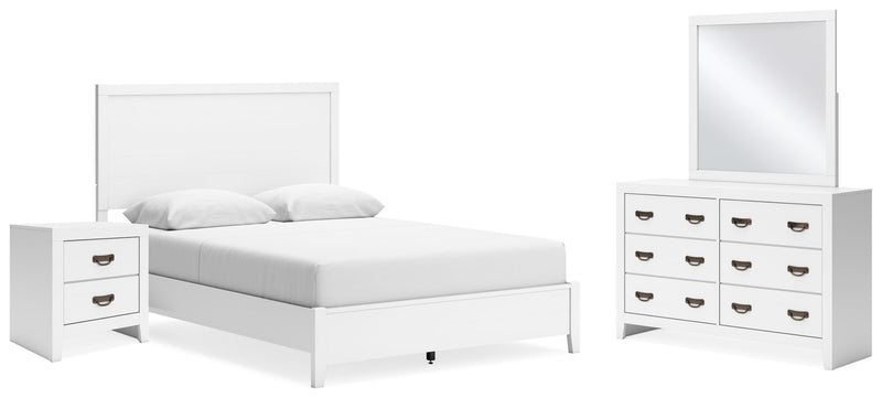 Binterglen Panel Bed, Dresser, Mirror, Chest & Nightstand, Bedroom Set