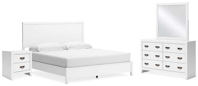 Binterglen Panel Bed, Dresser, Mirror, Chest & Nightstand, Bedroom Set