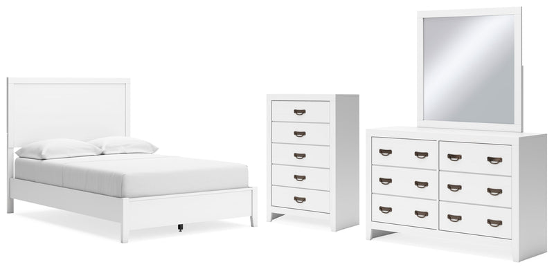Binterglen Panel Bed, Dresser, Mirror, Chest & Nightstand, Bedroom Set