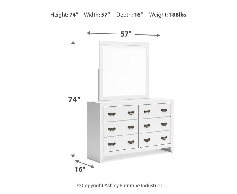 Binterglen Panel Bed, Dresser, Mirror, Chest & Nightstand, Bedroom Set