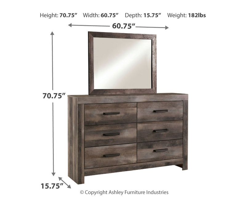 Wynnlow Bed, Dresser, Mirror, Chest & Nightstand, Bedroom Set