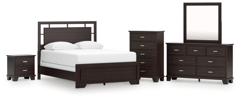 Covetown Panel Bed, Dresser, Mirror, Chest & Nightstand, Bedroom Set