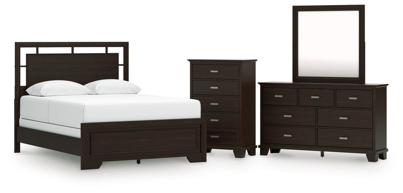 Covetown Panel Bed, Dresser, Mirror, Chest & Nightstand, Bedroom Set