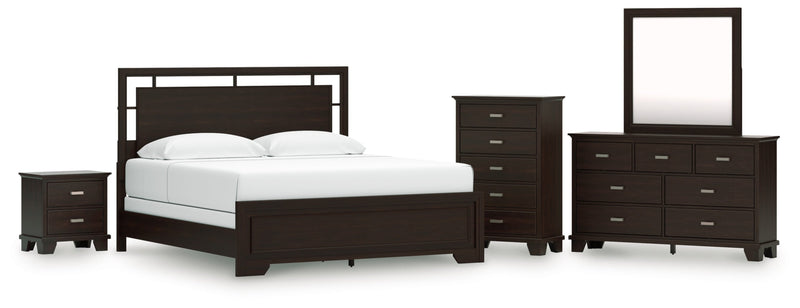 Covetown Panel Bed, Dresser, Mirror, Chest & Nightstand, Bedroom Set