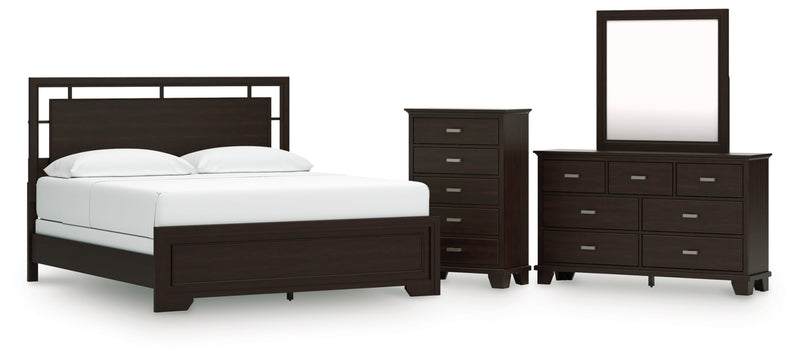 Covetown Panel Bed, Dresser, Mirror, Chest & Nightstand, Bedroom Set