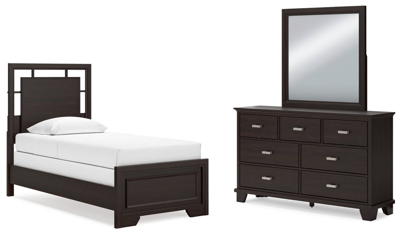 Covetown Panel Bed, Dresser, Mirror, Chest & Nightstand, Bedroom Set
