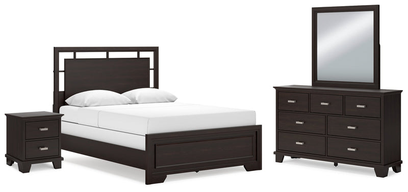 Covetown Panel Bed, Dresser, Mirror, Chest & Nightstand, Bedroom Set
