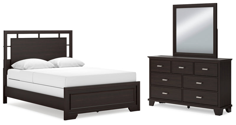 Covetown Panel Bed, Dresser, Mirror, Chest & Nightstand, Bedroom Set