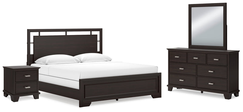Covetown Panel Bed, Dresser, Mirror, Chest & Nightstand, Bedroom Set