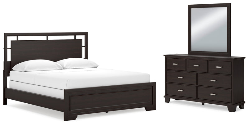 Covetown Panel Bed, Dresser, Mirror, Chest & Nightstand, Bedroom Set