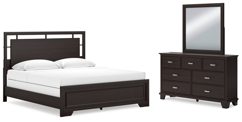 Covetown Panel Bed, Dresser, Mirror, Chest & Nightstand, Bedroom Set