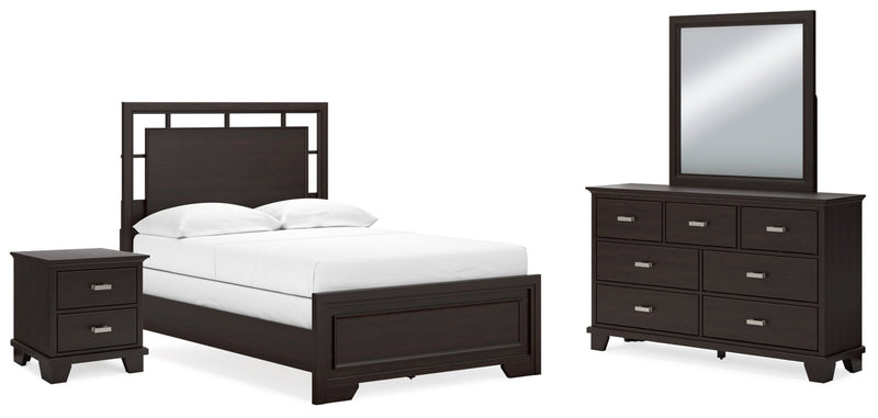 Covetown Panel Bed, Dresser, Mirror, Chest & Nightstand, Bedroom Set