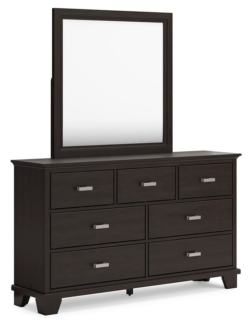 Covetown Panel Bed, Dresser, Mirror, Chest & Nightstand, Bedroom Set