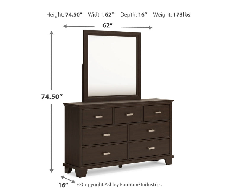 Covetown Panel Bed, Dresser, Mirror, Chest & Nightstand, Bedroom Set