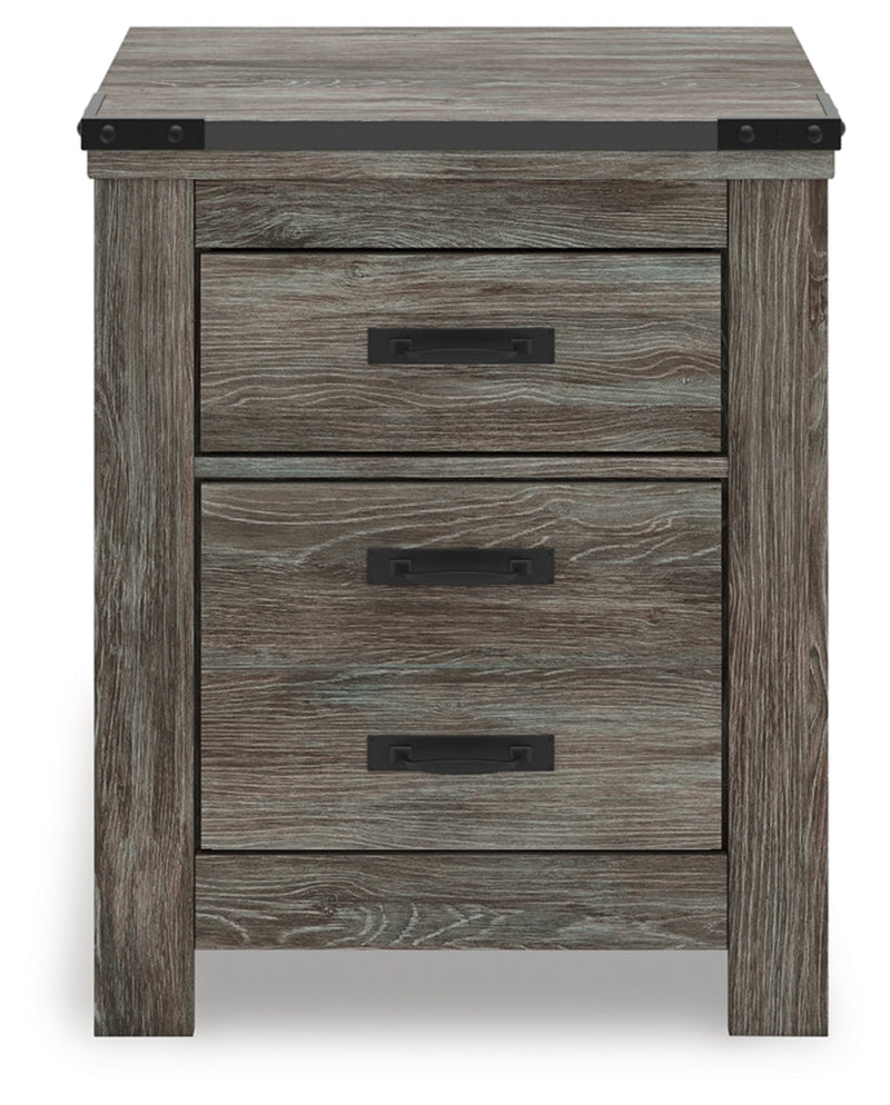 Frandern Two Drawer Night Stand