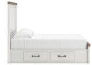 Savonport Panel Bed with Storage