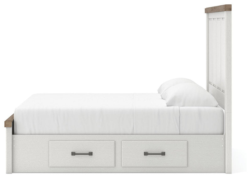 Savonport Panel Bed with Storage