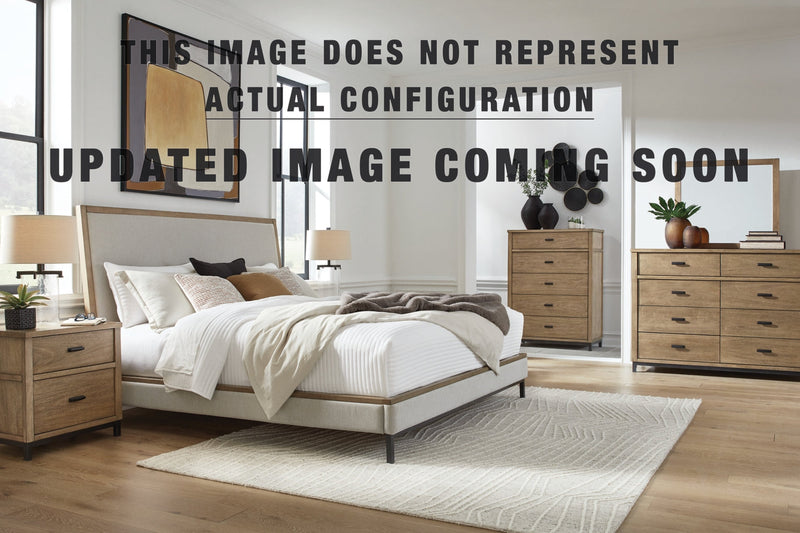 Tomtyn Upholstered Bed, Dresser, Mirror, Chest & Nightstand, Bedroom Set