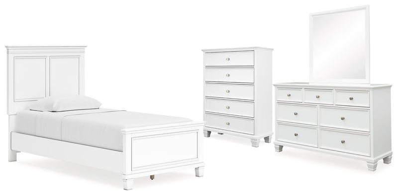 Fortman Panel Bed, Dresser, Mirror, Chest & Nightstand, Bedroom Set