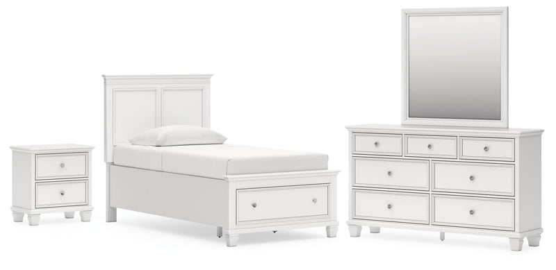Fortman Panel Bed, Dresser, Mirror, Chest & Nightstand, Bedroom Set