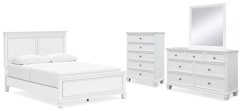 Fortman Panel Bed, Dresser, Mirror, Chest & Nightstand, Bedroom Set