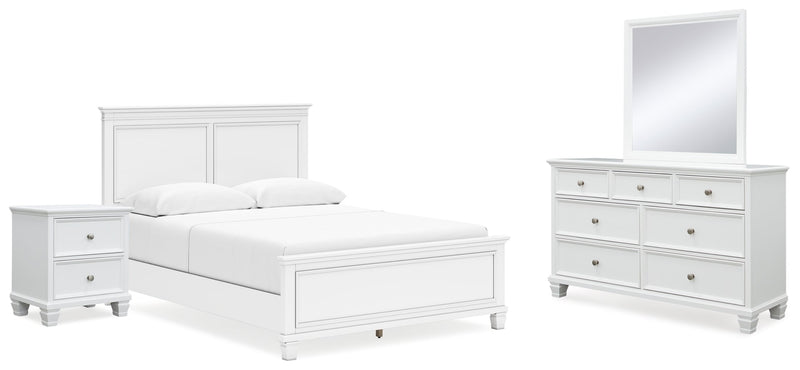 Fortman Panel Bed, Dresser, Mirror, Chest & Nightstand, Bedroom Set