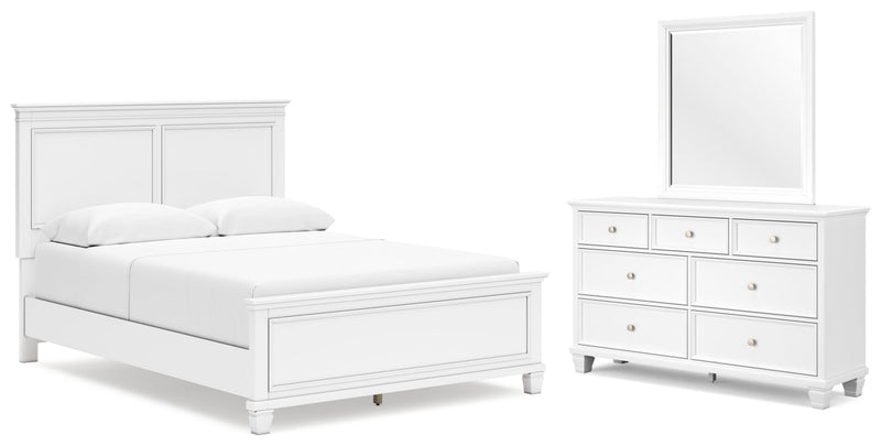 Fortman Panel Bed, Dresser, Mirror, Chest & Nightstand, Bedroom Set