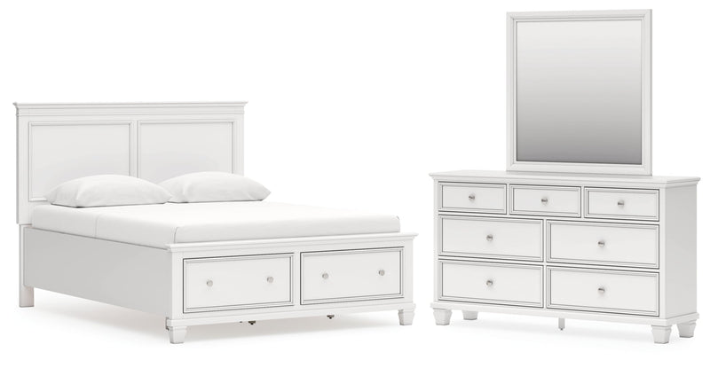 Fortman Panel Bed, Dresser, Mirror, Chest & Nightstand, Bedroom Set