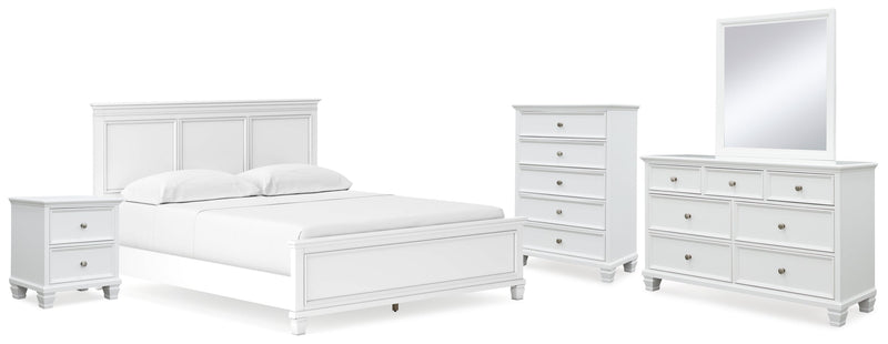 Fortman Panel Bed, Dresser, Mirror, Chest & Nightstand, Bedroom Set