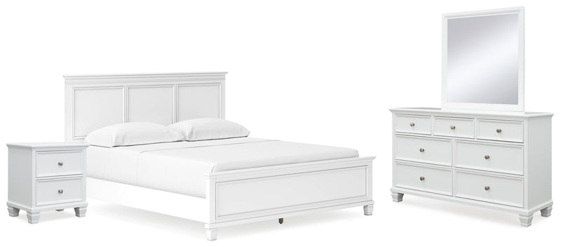 Fortman Panel Bed, Dresser, Mirror, Chest & Nightstand, Bedroom Set