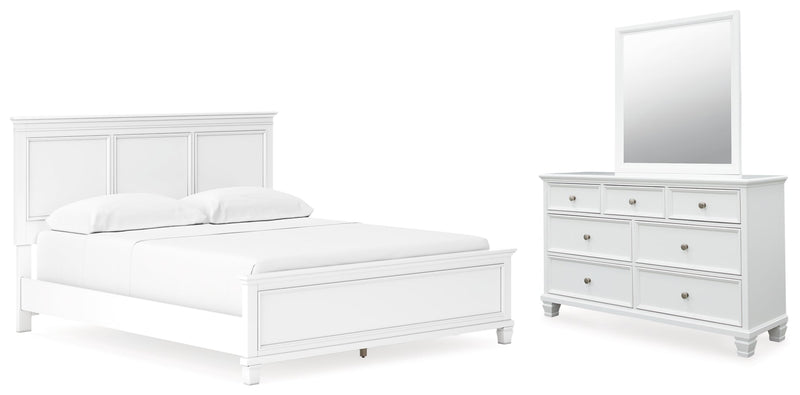 Fortman Panel Bed, Dresser, Mirror, Chest & Nightstand, Bedroom Set