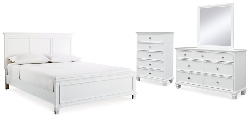 Fortman Panel Bed, Dresser, Mirror, Chest & Nightstand, Bedroom Set