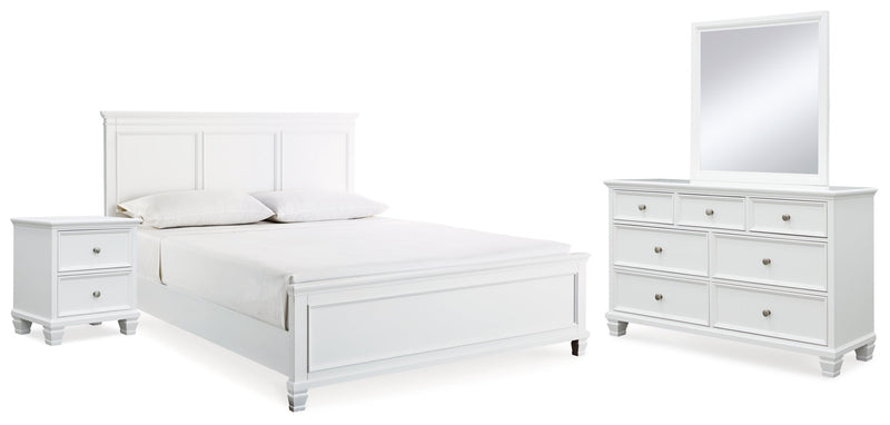 Fortman Panel Bed, Dresser, Mirror, Chest & Nightstand, Bedroom Set