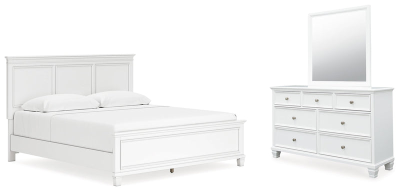 Fortman Panel Bed, Dresser, Mirror, Chest & Nightstand, Bedroom Set