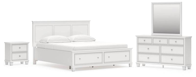 Fortman Panel Bed, Dresser, Mirror, Chest & Nightstand, Bedroom Set