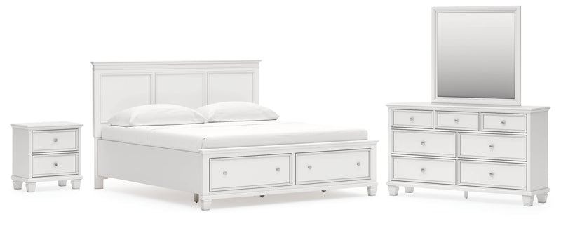Fortman Panel Bed, Dresser, Mirror, Chest & Nightstand, Bedroom Set