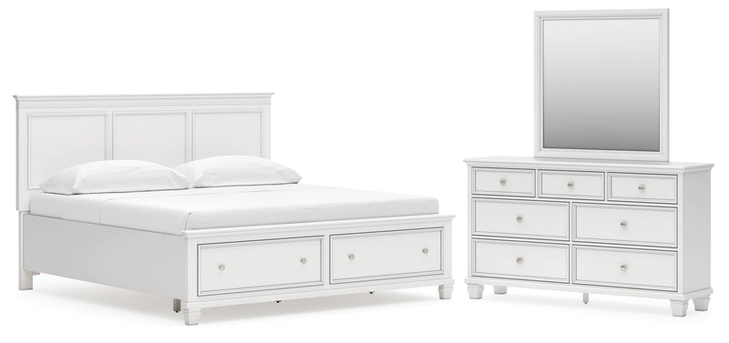 Fortman Panel Bed, Dresser, Mirror, Chest & Nightstand, Bedroom Set