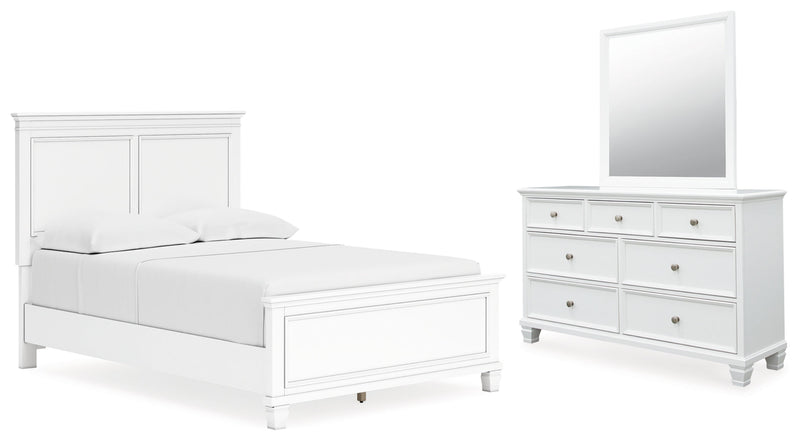 Fortman Panel Bed, Dresser, Mirror, Chest & Nightstand, Bedroom Set