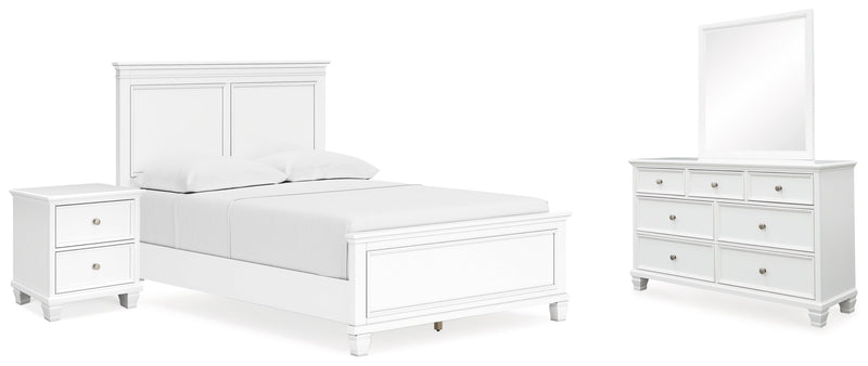 Fortman Panel Bed, Dresser, Mirror, Chest & Nightstand, Bedroom Set