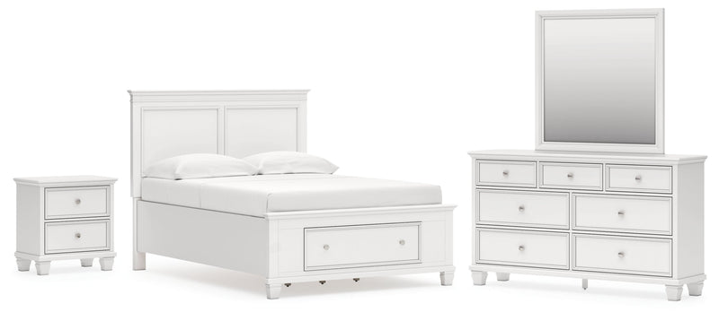 Fortman Panel Bed, Dresser, Mirror, Chest & Nightstand, Bedroom Set