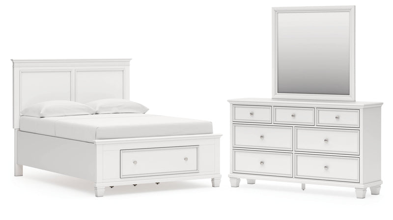 Fortman Panel Bed, Dresser, Mirror, Chest & Nightstand, Bedroom Set