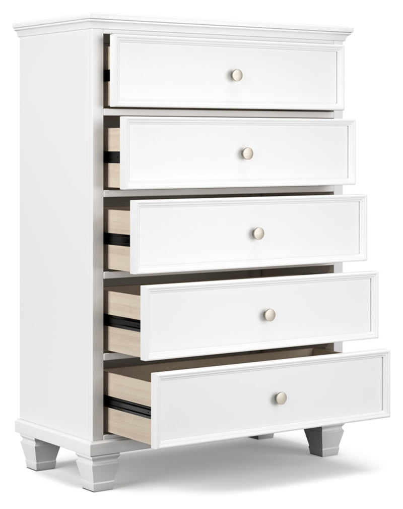 Fortman Panel Bed, Dresser, Mirror, Chest & Nightstand, Bedroom Set