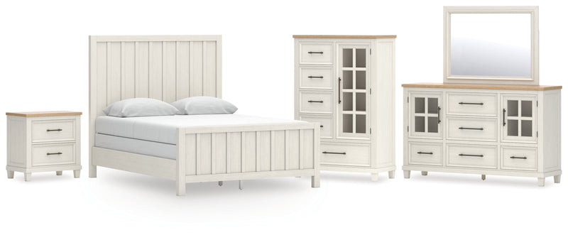 Shaybrock Panel Bed, Dresser, Mirror, Chest & Nightstand, Bedroom Set