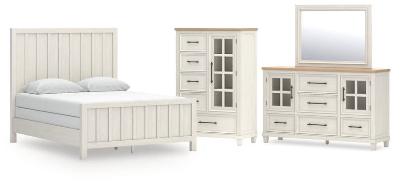 Shaybrock Panel Bed, Dresser, Mirror, Chest & Nightstand, Bedroom Set