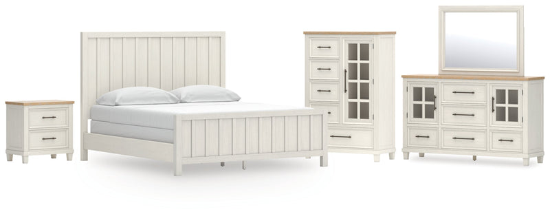 Shaybrock Panel Bed, Dresser, Mirror, Chest & Nightstand, Bedroom Set