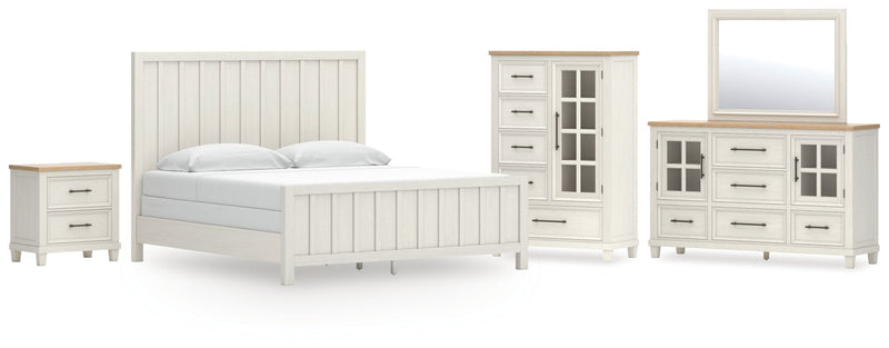 Shaybrock Panel Bed, Dresser, Mirror, Chest & Nightstand, Bedroom Set