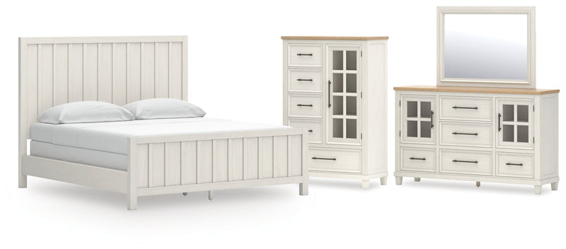 Shaybrock Panel Bed, Dresser, Mirror, Chest & Nightstand, Bedroom Set