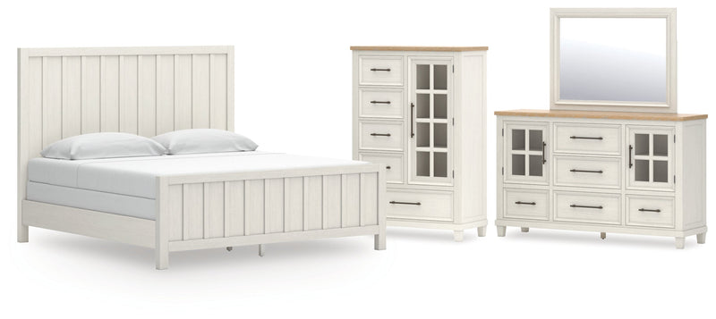 Shaybrock Panel Bed, Dresser, Mirror, Chest & Nightstand, Bedroom Set